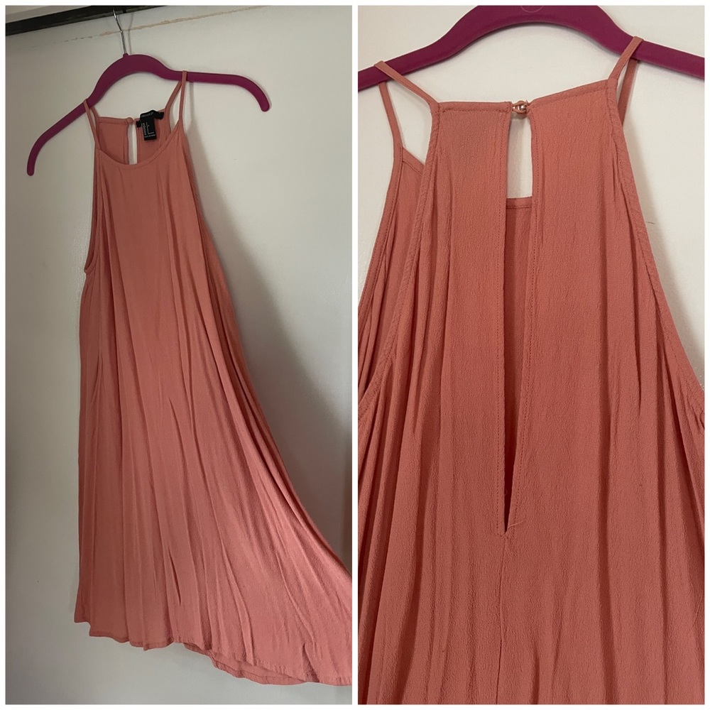 Forever 21 Mauve Sleeveless Dress with open Keyhole back